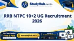 RRB NTPC 10+2 UG Recruitment 2026