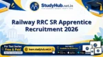 Railway RRC SR Apprentice Recruitment 2026