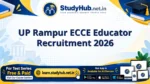 UP Rampur ECCE Educator Recruitment 2026