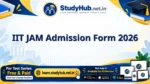 IIT JAM Admission Form 2026