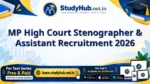 MP High Court Stenographer & Assistant Recruitment 2026