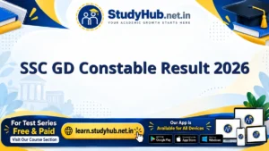 SSC GD Constable Result 2026